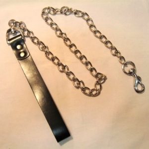 Patent Leather Chain Leash