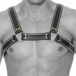 Z Series Leather Bulldog Harness