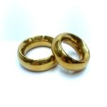 Gold Donut Head Ring