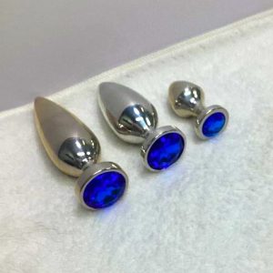 Vertex Jeweled Aluminum Butt Plugs