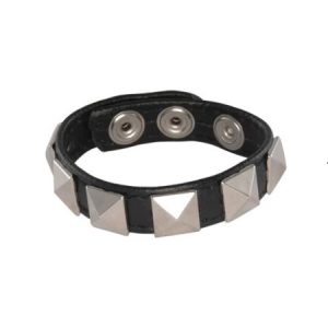 Pyramid Stud Leather Cock Strap
